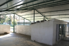 visione della parte coperta dei paddock